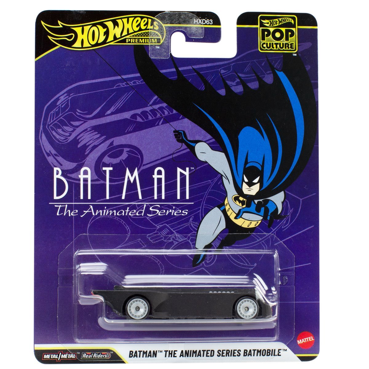 Hot Wheels Premium | Pop Culture Batman | The Animated Series Batmobile