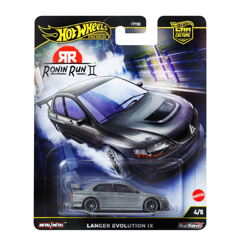 Hot Wheels Premium | Car Culture Ronin Run II | Lancer Evolution IX