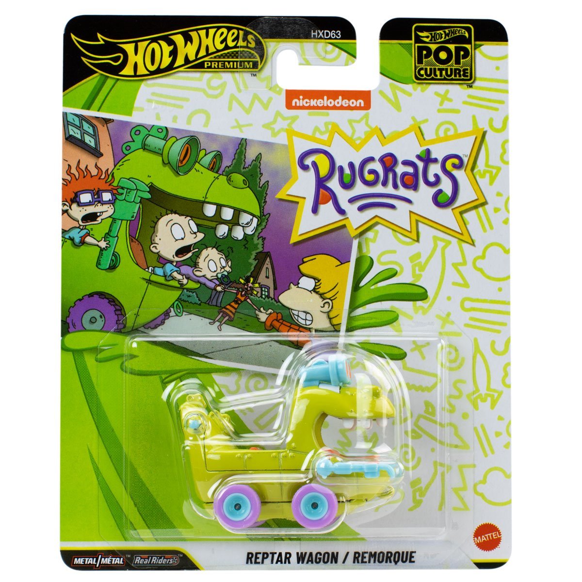 Hot Wheels Premium | Pop Culture Rugrats | Reptar Wagon